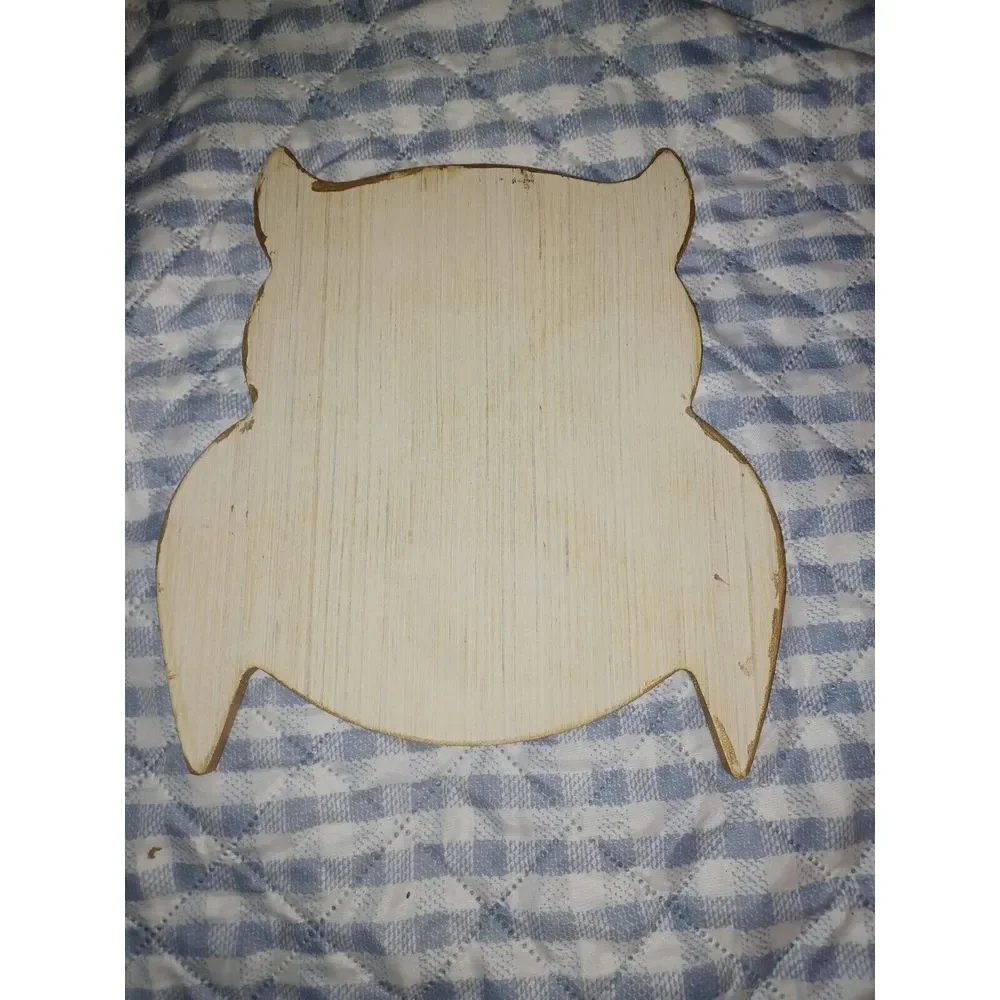 Owl Wood‎ Hand Painted Plaque 11
